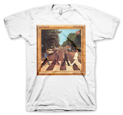 The Beatles - Abbey Road Cover Mens T-Shirt (White)