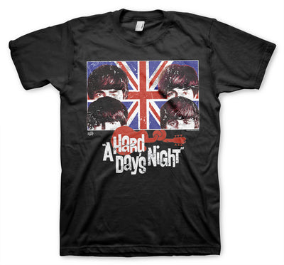 The Beatles - A Hard Days Night Mens T-Shirt (Black)