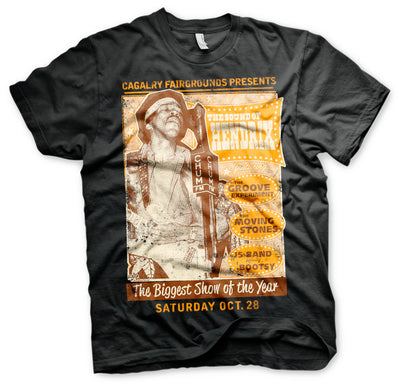 Jimi Hendrix - The Sound Of Hendrix Poster Mens T-Shirt (Black)