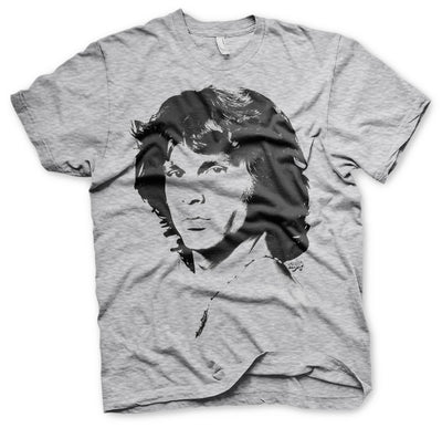 Jim Morrison - Portrait Mens T-Shirt (Heather Grey)