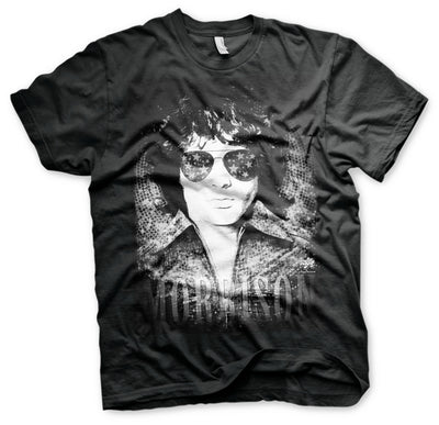 Jim Morrison - America Mens T-Shirt (Black)
