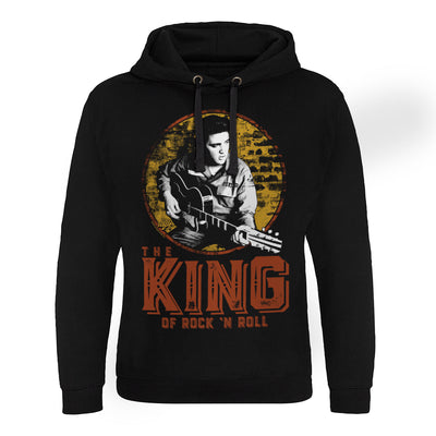 Elvis Presley - The King Of Rock 'n Roll Epic Hoodie (Black)