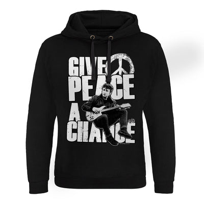 The Beatles - John Lennon - Give Peace A Chance Epic Hoodie (Black)