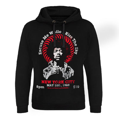Jimi Hendrix - Live In New York Epic Hoodie (Black)