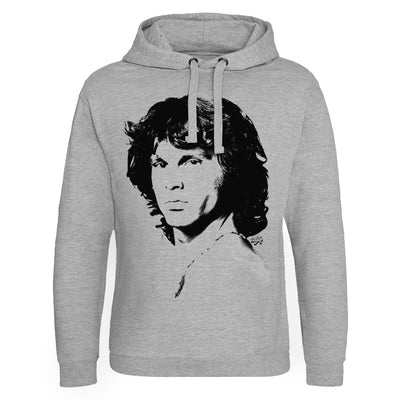 Jim Morrison - Portrait Epic Hoodie (Heather Grey)
