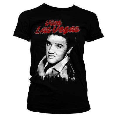 Elvis Presley - Elvis - Viva Las Vegas Women T-Shirt (Black)