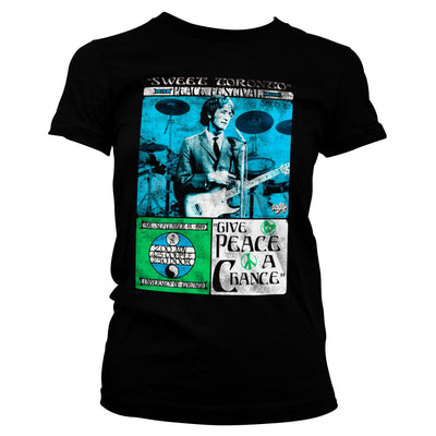 The Beatles - John Lennon - Toronto Peace Festival Women T-Shirt (Black)