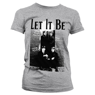 The Beatles - Let It Be Women T-Shirt (Heather Grey)