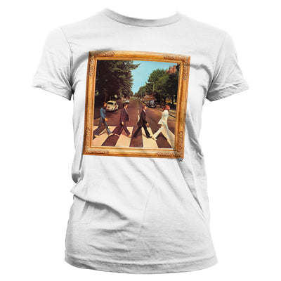 The Beatles - Abbey Road Cover Women T-Shirt (White)