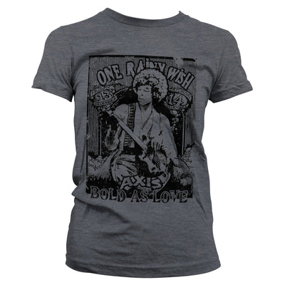 Jimi Hendrix - Bold As Love Women T-Shirt (Dark-Heather)