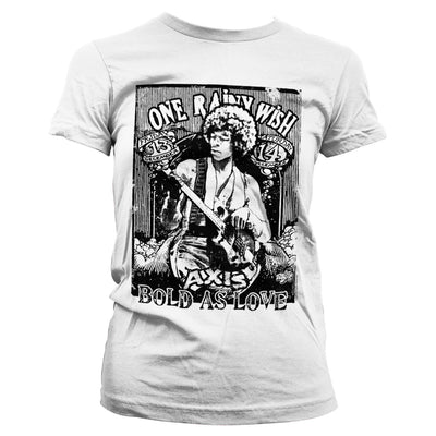 Jimi Hendrix - Bold As Love Women T-Shirt (White)