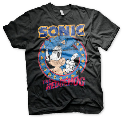 Sonic The Hedgehog - Big & Tall Mens T-Shirt (Black)