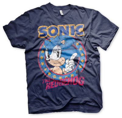 Sonic The Hedgehog - Mens T-Shirt (Navy)