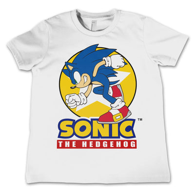 Sonic The Hedgehog - Fast Sonic - Sonic Th Kids T-Shirt (White)