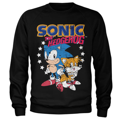 Sonic The Hedgehog - Sonic & Tails Sweatshirt (Black)