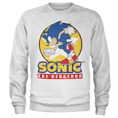 Sonic The Hedgehog - Fast Sonic - Sonic Th Sweatshirt (White)