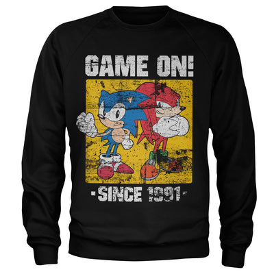 Sonic The Hedgehog - Sonic - Game On Since 1991 Sweatshirt (Black)