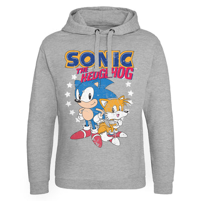 Sonic The Hedgehog - Sonic & Tails Epic Hoodie (Heather Grey)