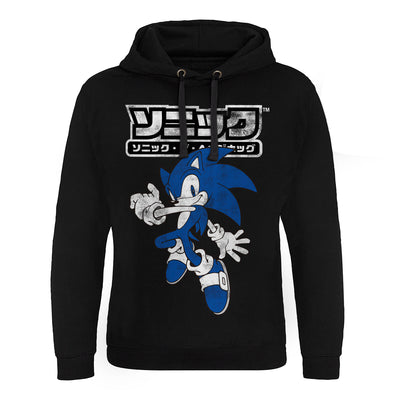 Sonic The Hedgehog - Japanese Logo Epic Hoodie (Black)