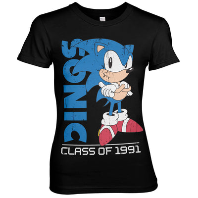 Sonic The Hedgehog - Class Of 1991 Women T-Shirt (Black)