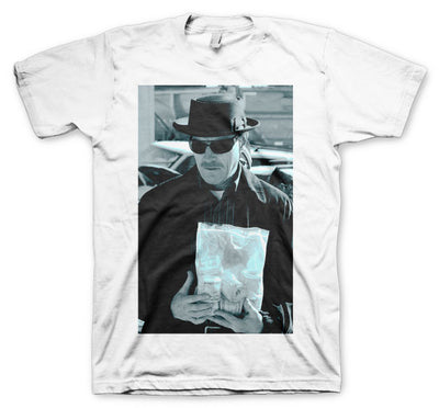 Breaking Bad - Heisenberg Duotone Money Bag Big & Tall Mens T-Shirt (White)