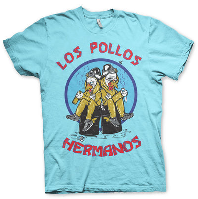 Breaking Bad - Walter & Jesse Hermanos Mens T-Shirt (Sky Blue)