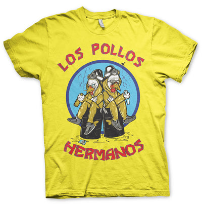 Breaking Bad - Walter & Jesse Hermanos Mens T-Shirt (Yellow)