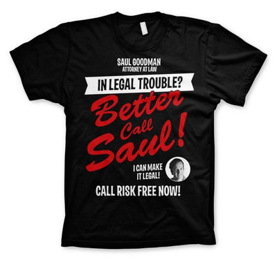 Breaking Bad - In Legal Trouble Mens T-Shirt (Black)
