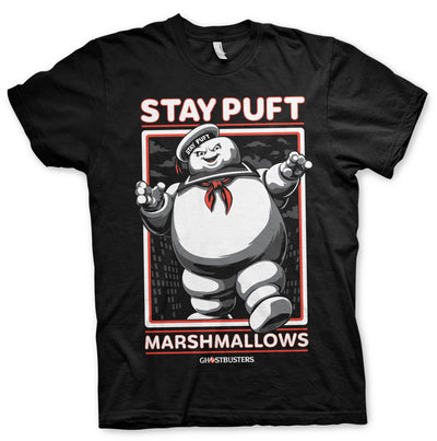Ghostbusters - Stay Puft Marshmallows Mens T-Shirt (Black)