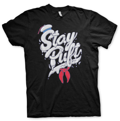 Ghostbusters - Stay Puft Big & Tall Mens T-Shirt (Black)
