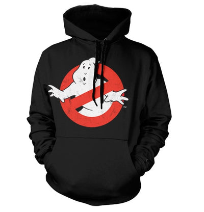 Ghostbusters - Distressed Logo Big & Tall Hoodie (Black)