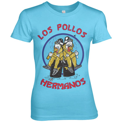 Breaking Bad - Walter & Jesse Hermanos Women T-Shirt (Sky Blue)