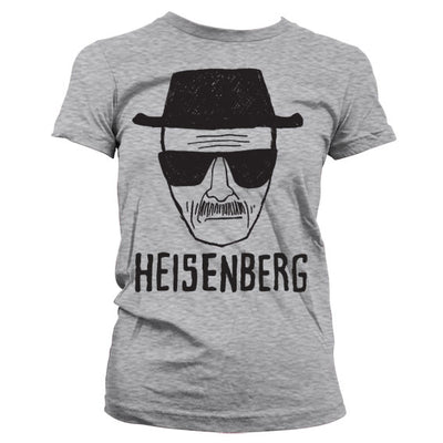 Breaking Bad - Heisenberg Sketch Women T-Shirt (Heather Grey)