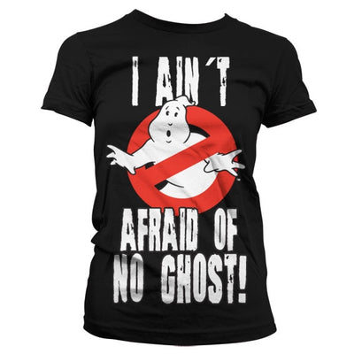Ghostbusters - I Ain´t Afraid Of No Ghost Women T-Shirt (Black)