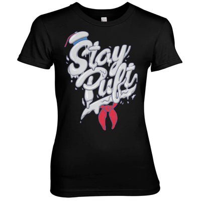 Ghostbusters - Stay Puft Women T-Shirt (Black)