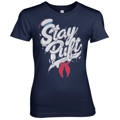 Ghostbusters - Stay Puft Women T-Shirt (Navy)