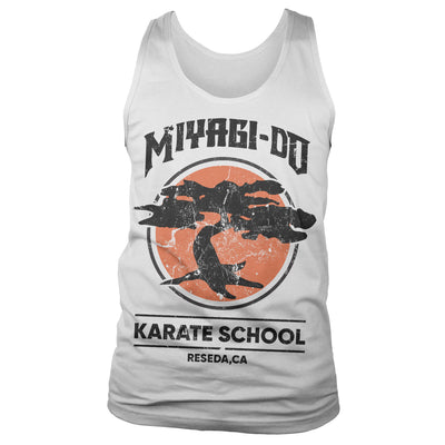 Cobra Kai - Miyagi-Do Karate School Mens Tank Top Vest (White)