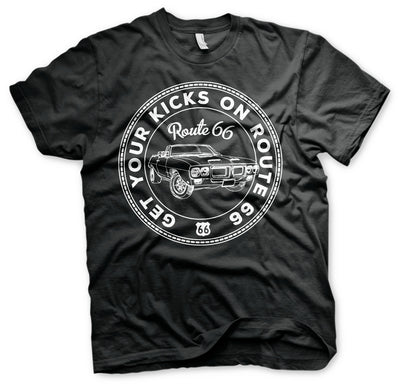 Route 66 - Get Your Mens T-Shirt (Black)