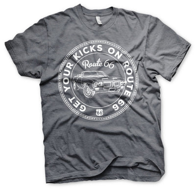 Route 66 - Get Your Mens T-Shirt (Dark-Heather)