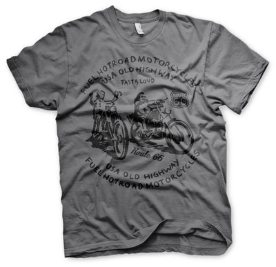 Route 66 - FUEL Mens T-Shirt (Dark Grey)