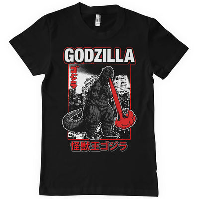 Godzilla - Atomic Breath Mens T-Shirt (Black)