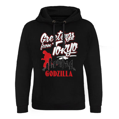 Godzilla - Greetings From Tokyo Epic Hoodie (Black)