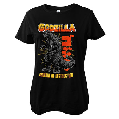 Godzilla - Bringer Of Destruction Women T-Shirt (Black)