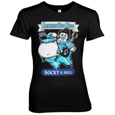 Garbage Pail Kids - Rocky N. Roll Women T-Shirt (Black)