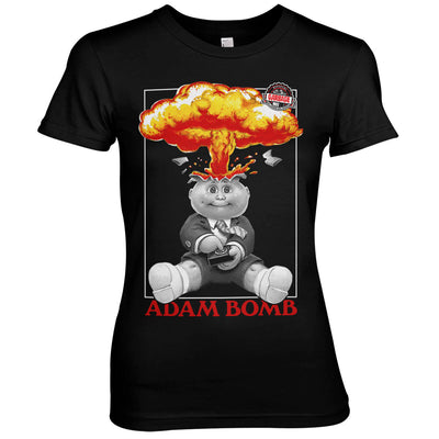 Garbage Pail Kids - Adam Bomb Women T-Shirt (Black)