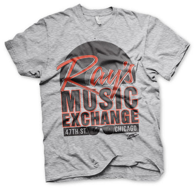 The Blues Brothers - Ray's Music Excha Mens T-Shirt (Heather Grey)