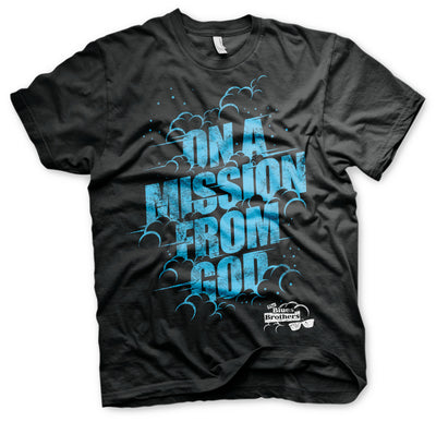 The Blues Brothers - On A Mission From Mens T-Shirt (Black)