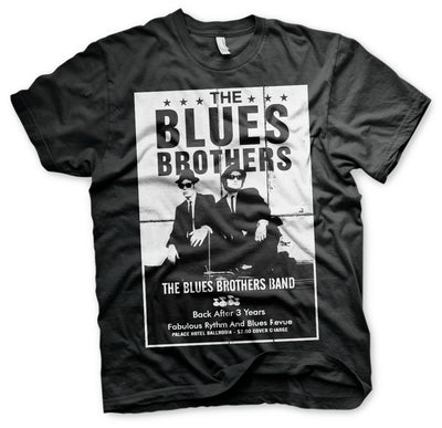 The Blues Brothers - Poster Mens T-Shirt (Black)