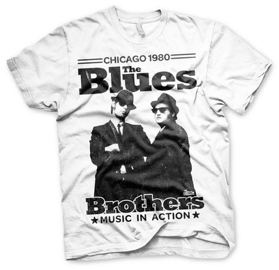 The Blues Brothers - Chicago 1980 Big & Tall Mens T-Shirt (White)