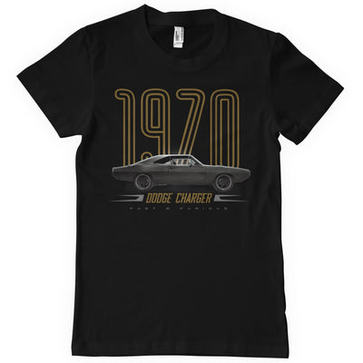 Fast & Furious - 1970 Dodge Charger Big & Tall Mens T-Shirt (Black)